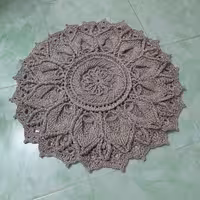 فرشینه بافتنی مکرومه بافی پادری بافتنی رومیزی بافتنی مکرومه 