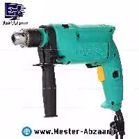 دریل 13 سه نظام فلزی چکشی برقی دی سی ای با گارانتی DCA مدل AZJ02-13