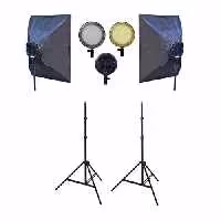 کیت پروژکتور 2 شاخه 100 وات انسر Answer T023
