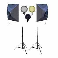 کیت پروژکتور 2 شاخه 100 وات انسر Answer T023