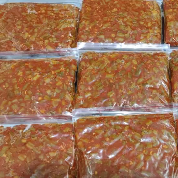 لوبیا سرخ شده پخته شده با گوجه 400گرمی