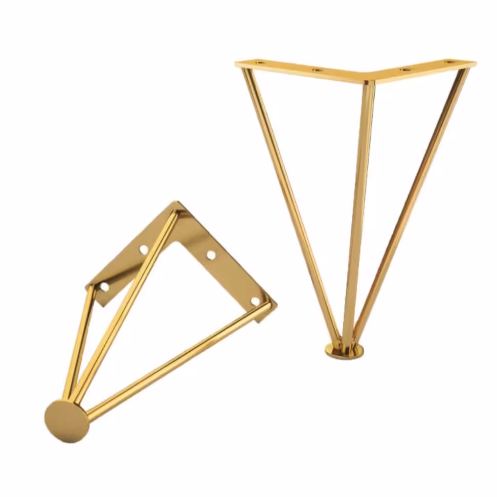 پایه مبل ومیز مدل مثلثی  بسته 1 عددی