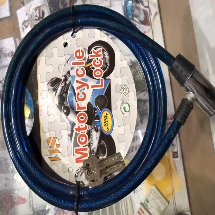 قفل تسمه ای قفل موتور و دوچرخه مغزی فلزی