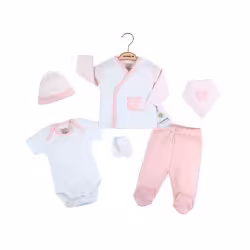 6 تکه دو خرس صورتی