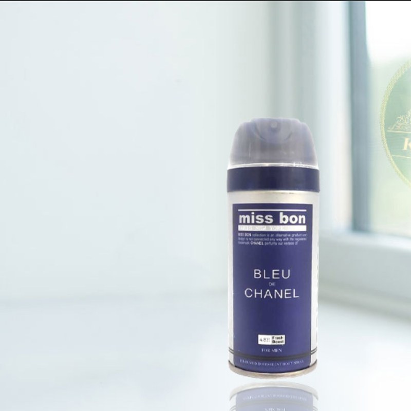 اسپری بدن مردانه بلو شنل (بلو چنل) 150 میل (قبل سفارش موجودی استعلام گرفته شود) 