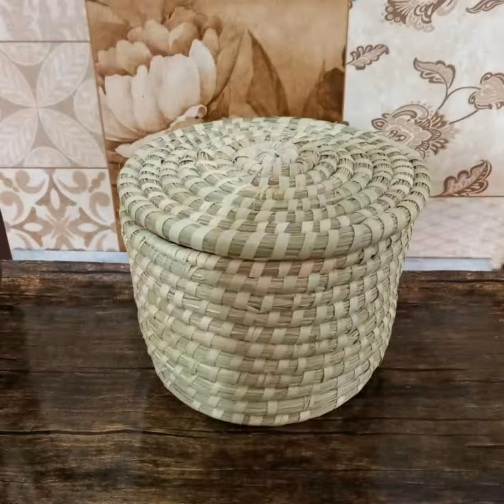 بانکه جاحبوباتی حصیری کپوبافی مدل بافت شلخته (پس کرایه)