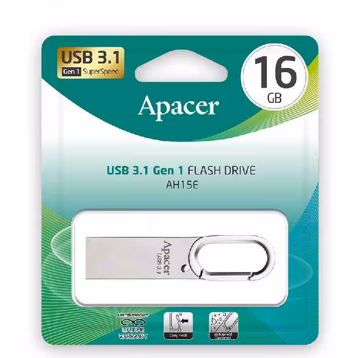 فلش مموری اپیسر مدل AH15E با رابط  USB 3.1 با ظرفیت 16 گیگابایت