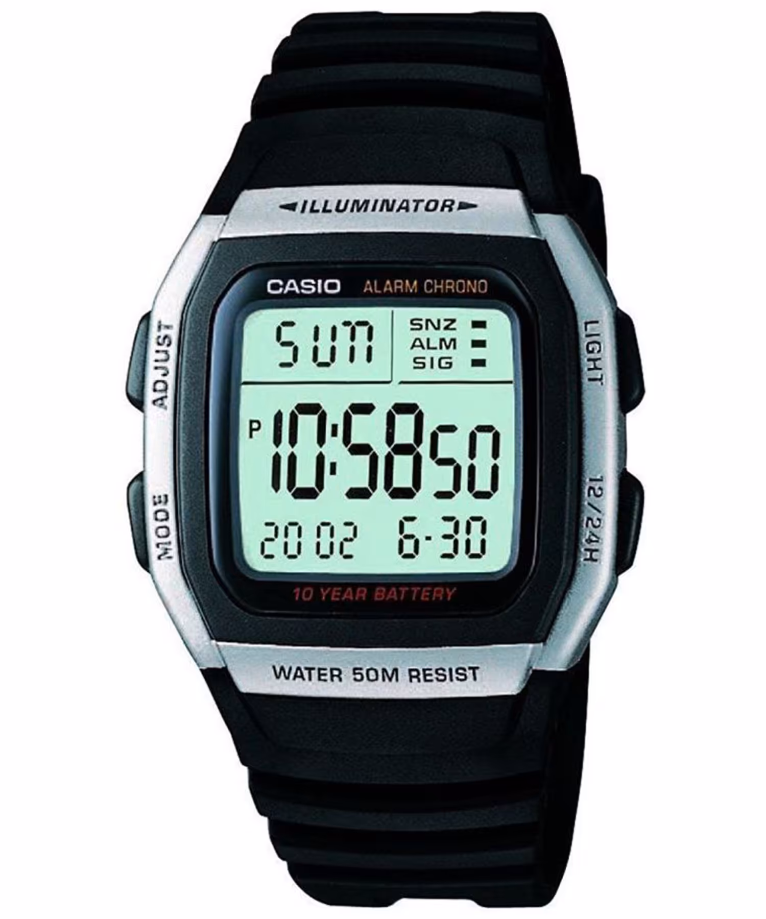 ساعت مچی مردانه و زنانه کاسیو، زیرمجموعه Standard، کد W-96H-1AVDF