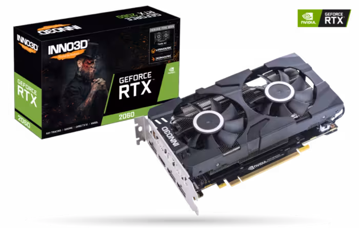 کارت گرافیک  اینو تری دی مدل GEFORCE RTX 2060 TWIN X2 حافظه 6 گیگابایت