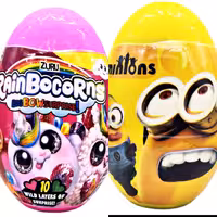 سوپرایز  تخم دایناسور سوپر سایز  طرح یونی کرن و مینیون ها