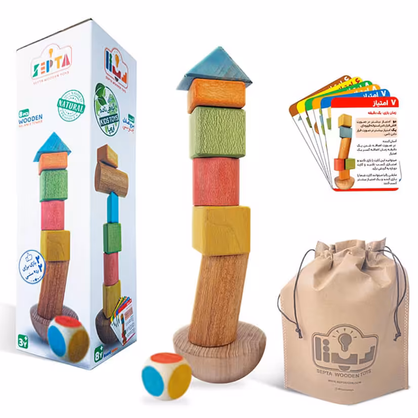 بازی برج تعادل چوبی سپتا