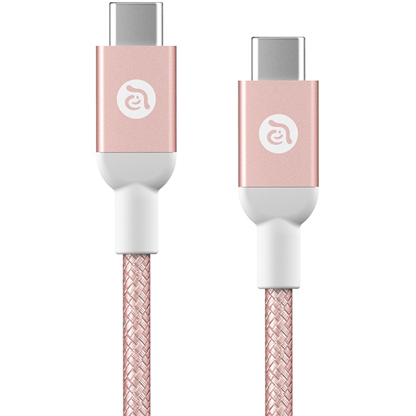 کابل 2 متری آدام المنتس ADAM ELEMENTS تبدیل USB-C به USB-C مدل CASA B200 - رزگلد - Hiapple.ir