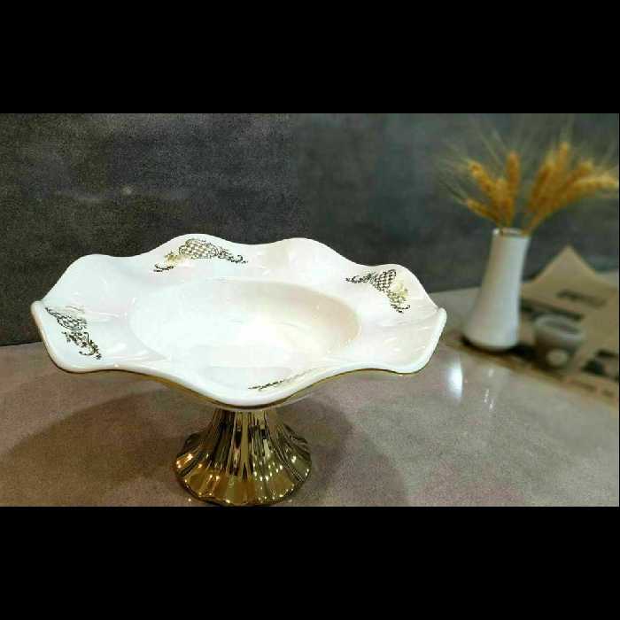 نیم گود آرتور با پایه چینی PVD سایز بزرگ 