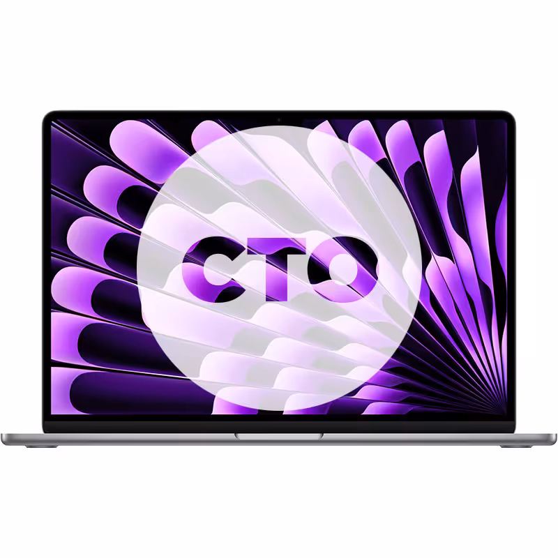 مک بوک ایر 15 اینچ 2024 سری M3 کاستوم پردازنده 8core - 10core حافظه رم 24 گیگابایت هارد 2 ترابایت خاکستری Z1BP0006V - Hiapple.ir