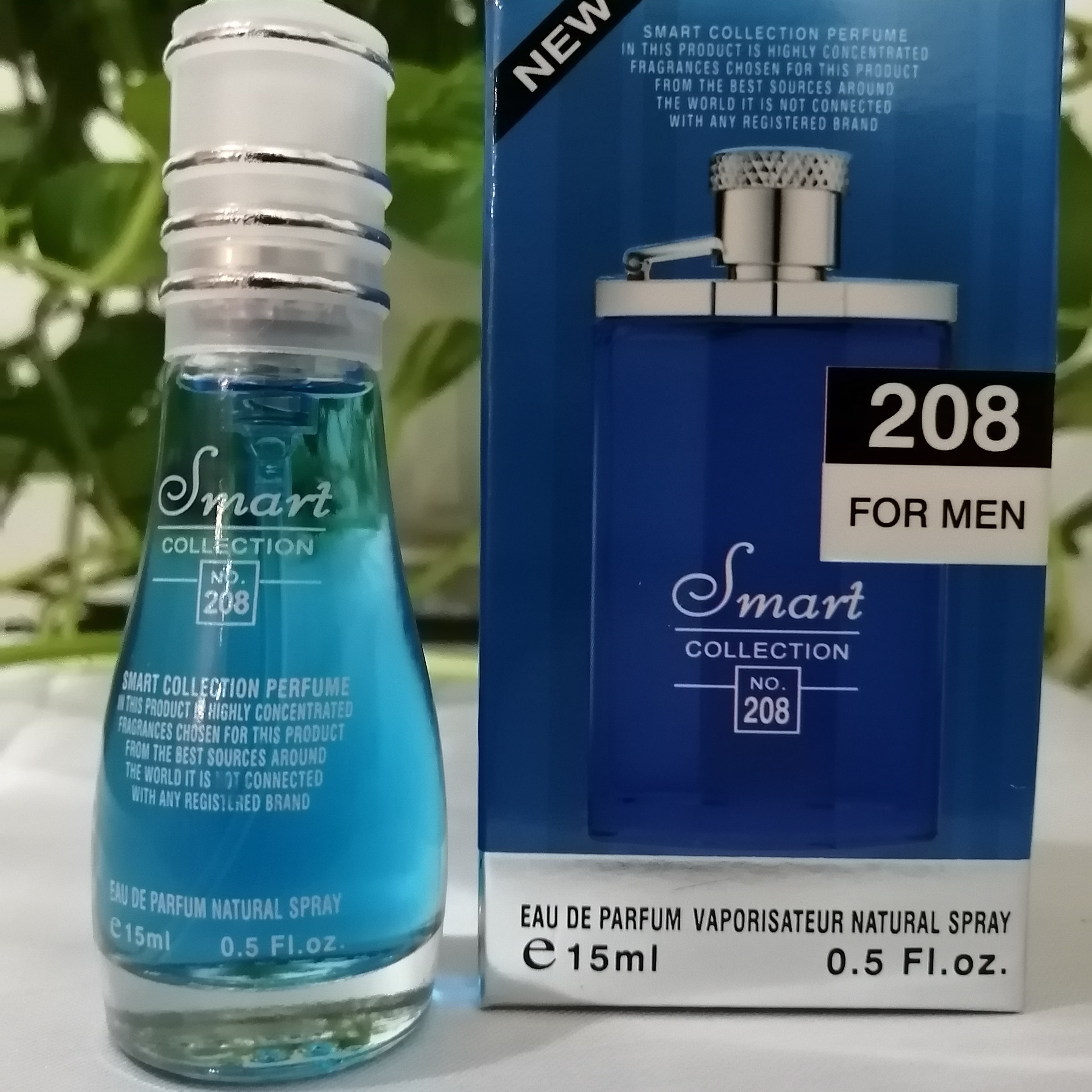 عطر ادکلن مردانه اسمارت کالکشن کد 208 دانهیل آبی 15 میل