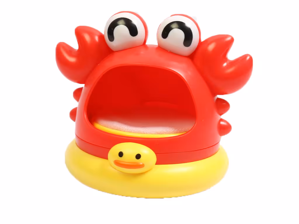 اسباب بازی حمام نوزادی طرح خرچنگ مدل کف ساز