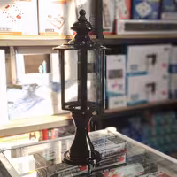 سردری سلطنتی مشکی فلزی حیاطی