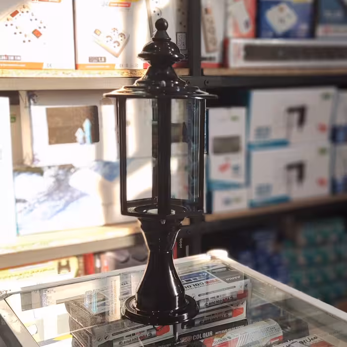 سردری سلطنتی مشکی فلزی حیاطی