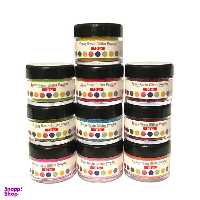 پودر رنگ رزین اپوکسی مدل GL10 حجم 10 میلی لیتر بسته 10 عددی