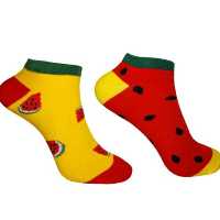 جوراب مچی طرح هندوانه بسیار زیبا مناسب شب یلدا