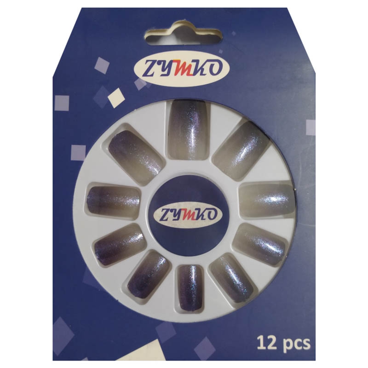 ناخن مصنوعی سرمه ای زیمکو شماره 1807