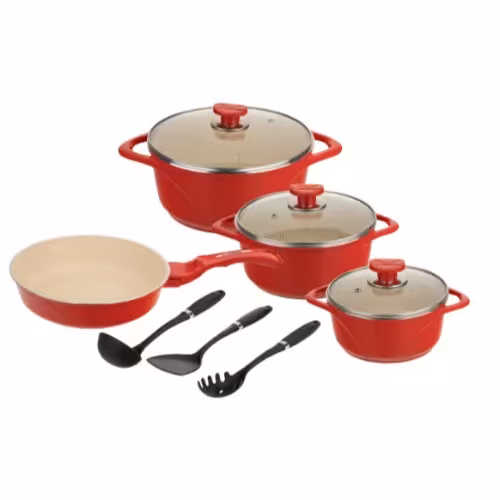 سرویس پخت و پز 10 پارچه عروس مدل ویکتوریا کد 154 