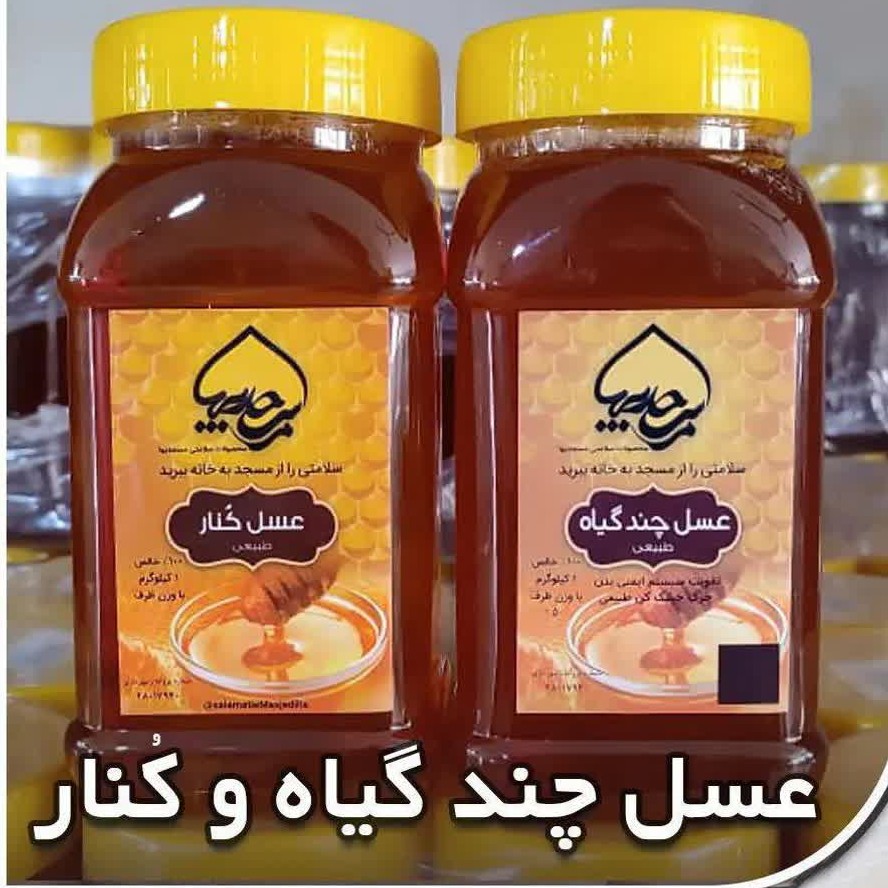 عسل چند گیاه طبیعی یک کیلویی