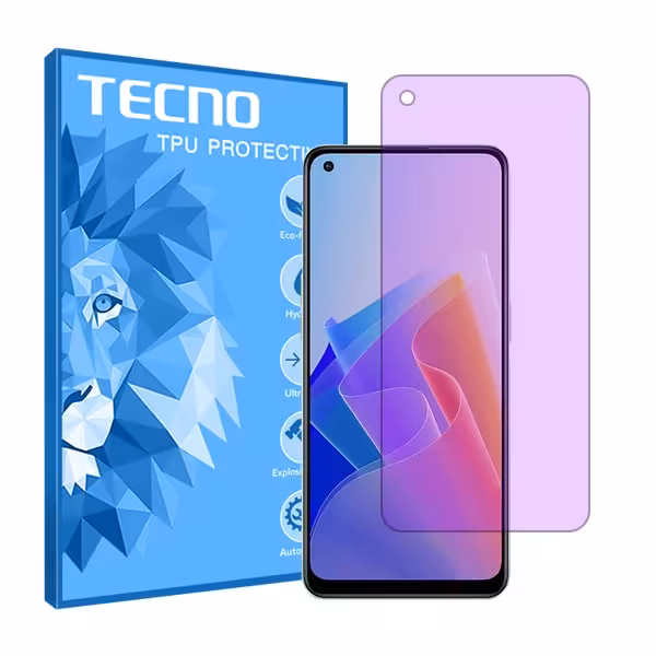 گلس اوپو Reno8 Lite مدل هیدروژلی آنتی پرپل برند تکنو کد S