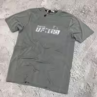 تیشرت استرج کش UFC اورجینال  بسیار لطیف با کشسانی بالا رنگ توسی