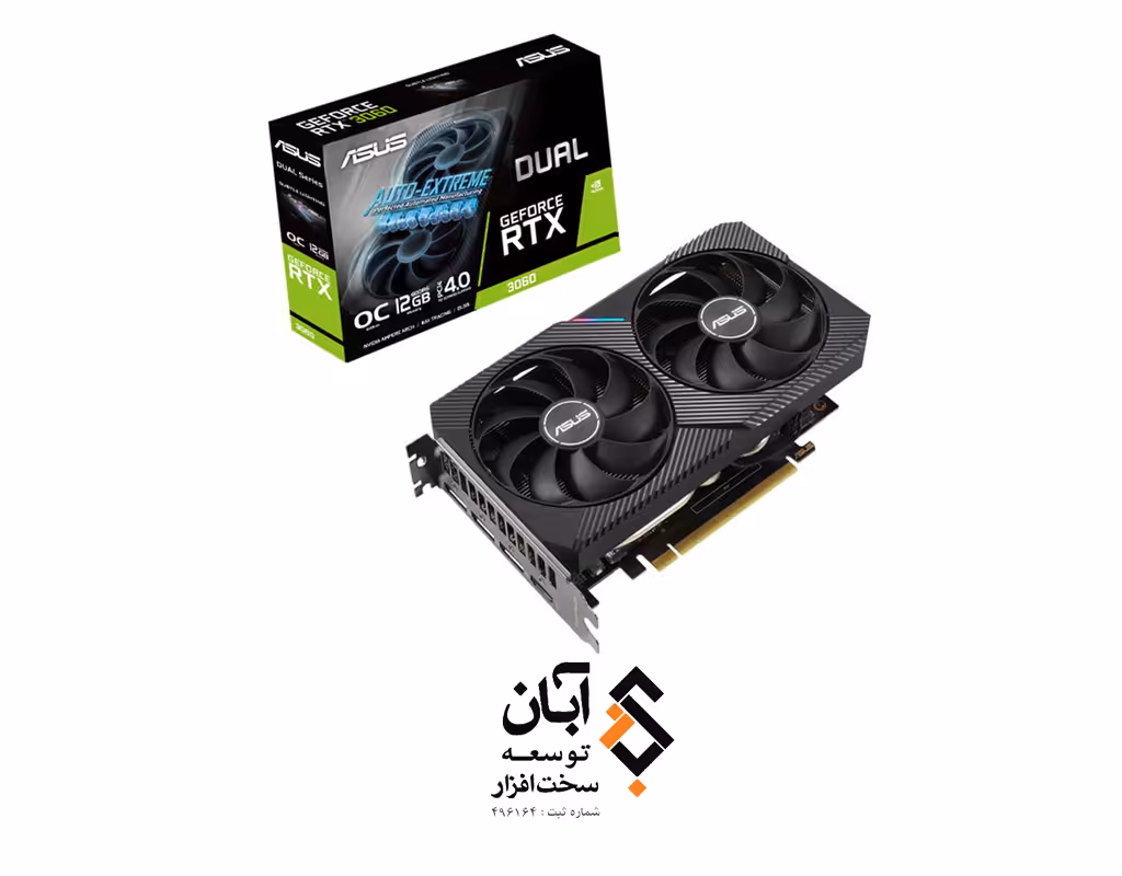 کارت گرافیک 12 گیگابایت ایسوس مدل DUAL RTX 3060 O12G