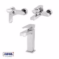 ست شیرآلات kwc مدل مایا کروم