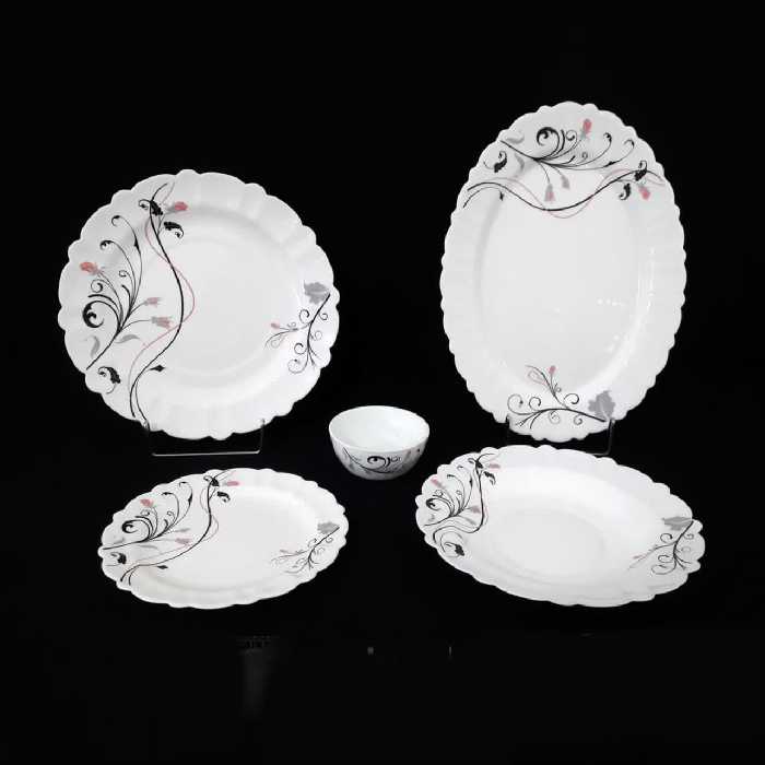 سرویس آرکوپال 25 پارچه  مدل یاسمین صورتی برند IROPAL