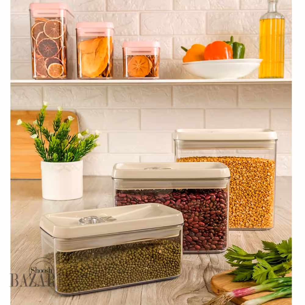 بانکه پلاستیکی مستطیل مدل سارینا لیمون