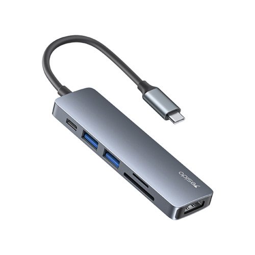 هاب 6 پورت یسیدو Yesido HB11 HUB Adapter USB-C
