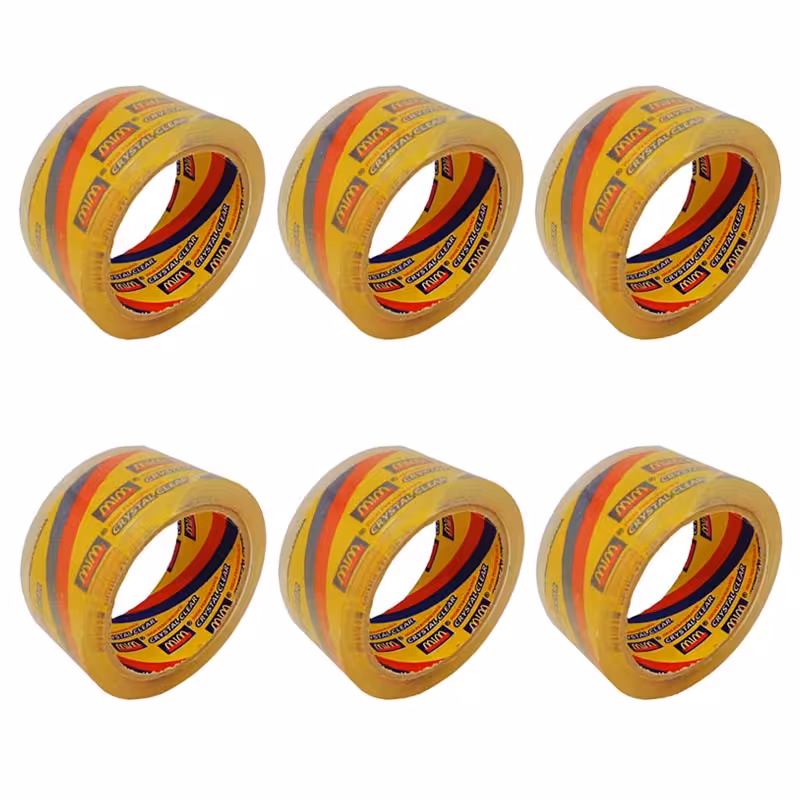 خرید چسب پهن 5 سانتی میم MIM با طول 90 یارد بسته 6 عددی