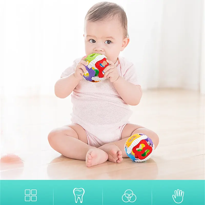 توپ جغجغه ای چراغدار موزیکال کد RT782