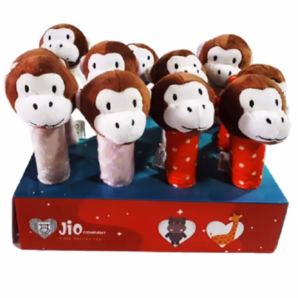 جغجغه سوسیسی فشاری طرح میمون