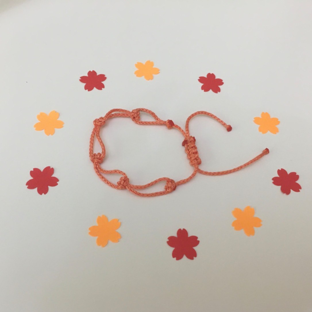 دستبند مکرومه ای زنجیری ای