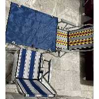 ست دو نفره میز و صندلی تاشو مسافرتی 8 فنره 