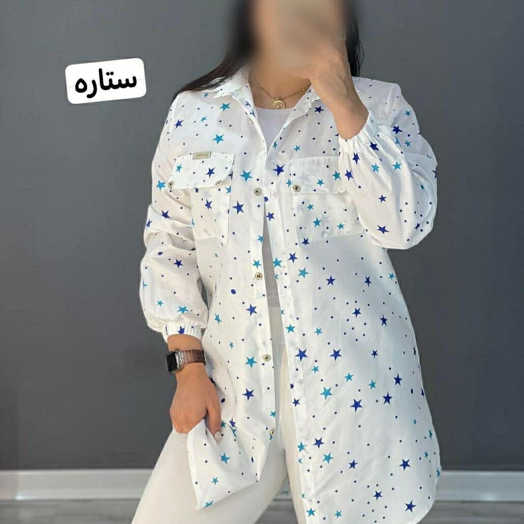 تونیک مانتویی مرمر فری سایز در چند طرح زیبا