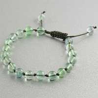 دستبند سنگ طبیعی فلوریت کد 120