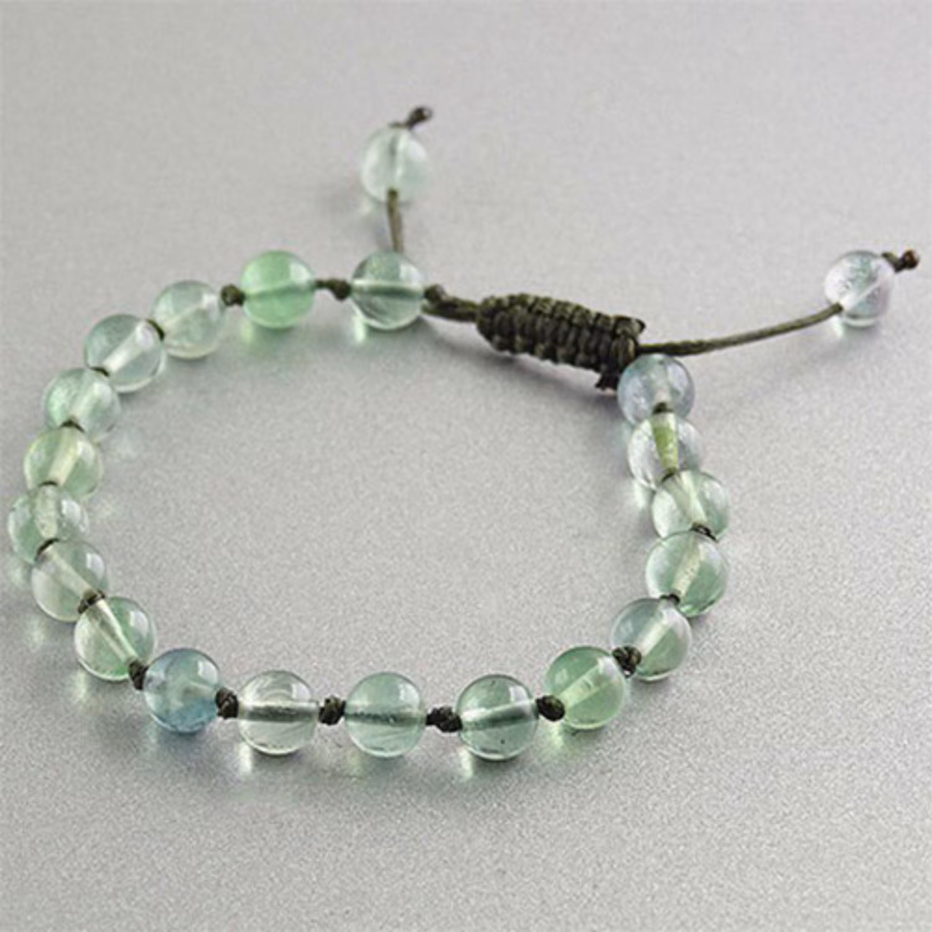 دستبند سنگ طبیعی فلوریت کد 120