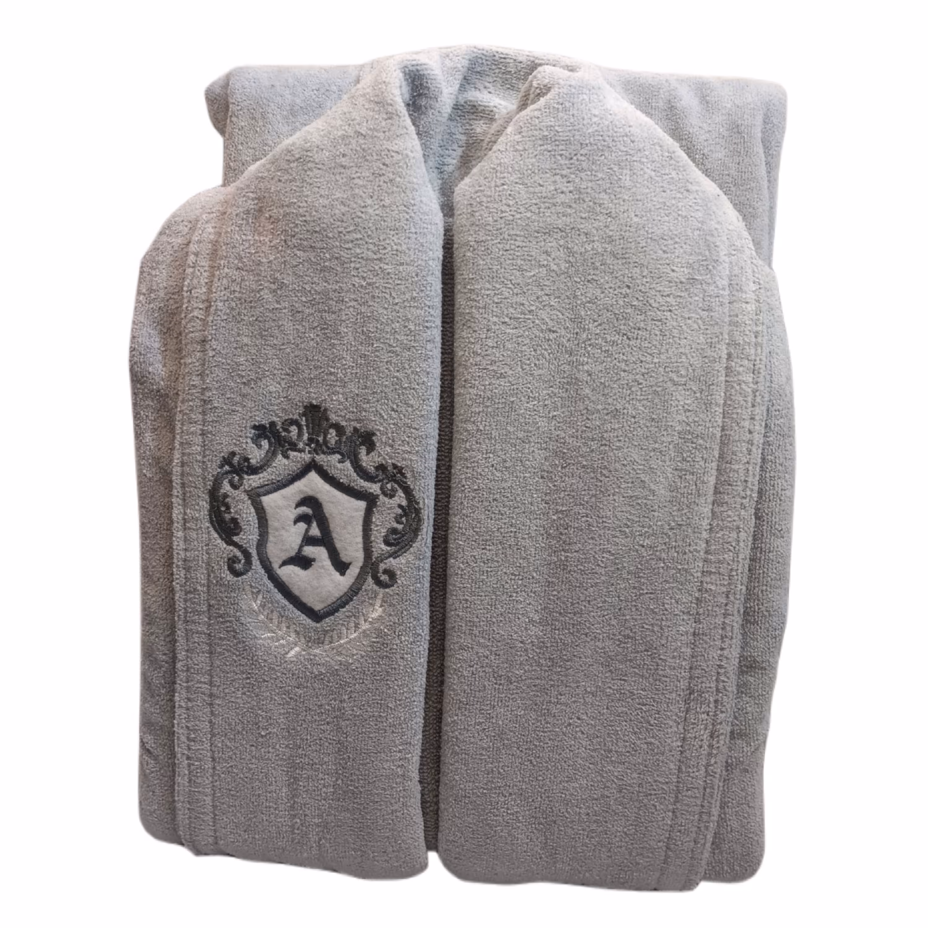 حوله پالتویی تبریز سایز 135 رنگ طوسی روشن