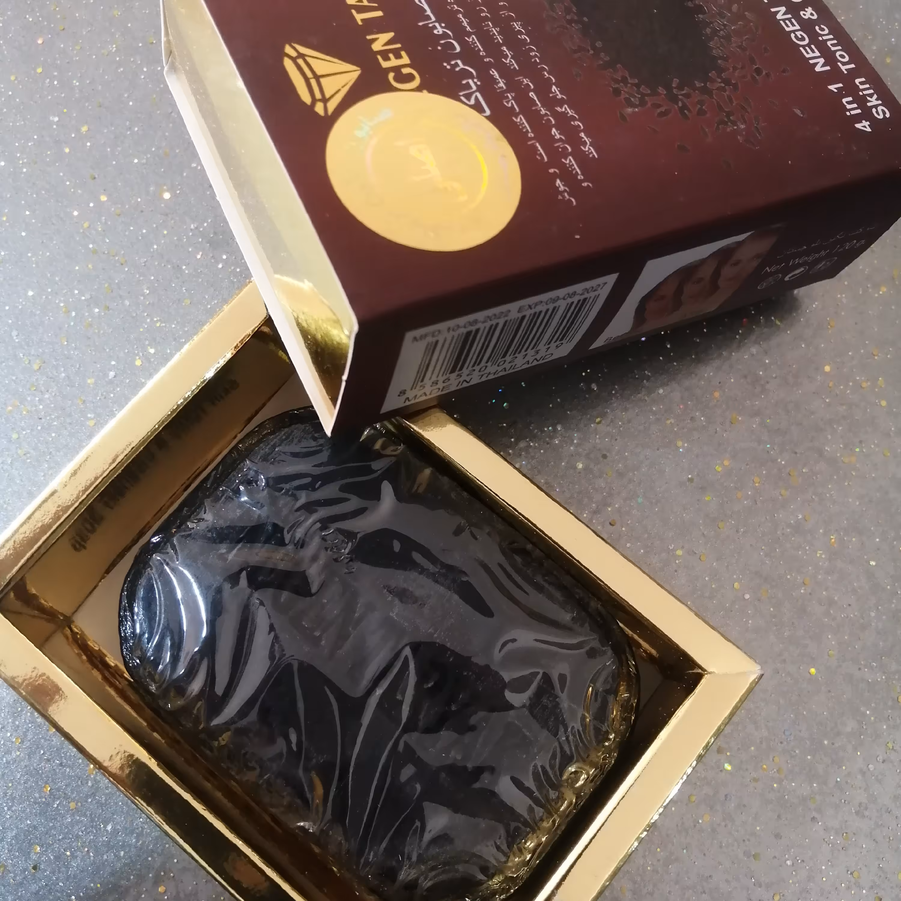 صابون نگین اصلی مناسب برای از بین بردن جوش و حتی خال های ریز  ترمیم کننده و عمیقا پاک کننده