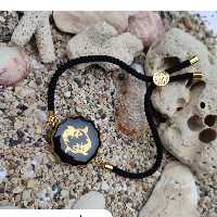 دستبند رزینی ماه تولد 