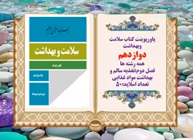 پاورپوینت کتاب سلامت وبهداشت دوازدهم درس سوم تغذیه سالم و بهداشت مواد غذایی