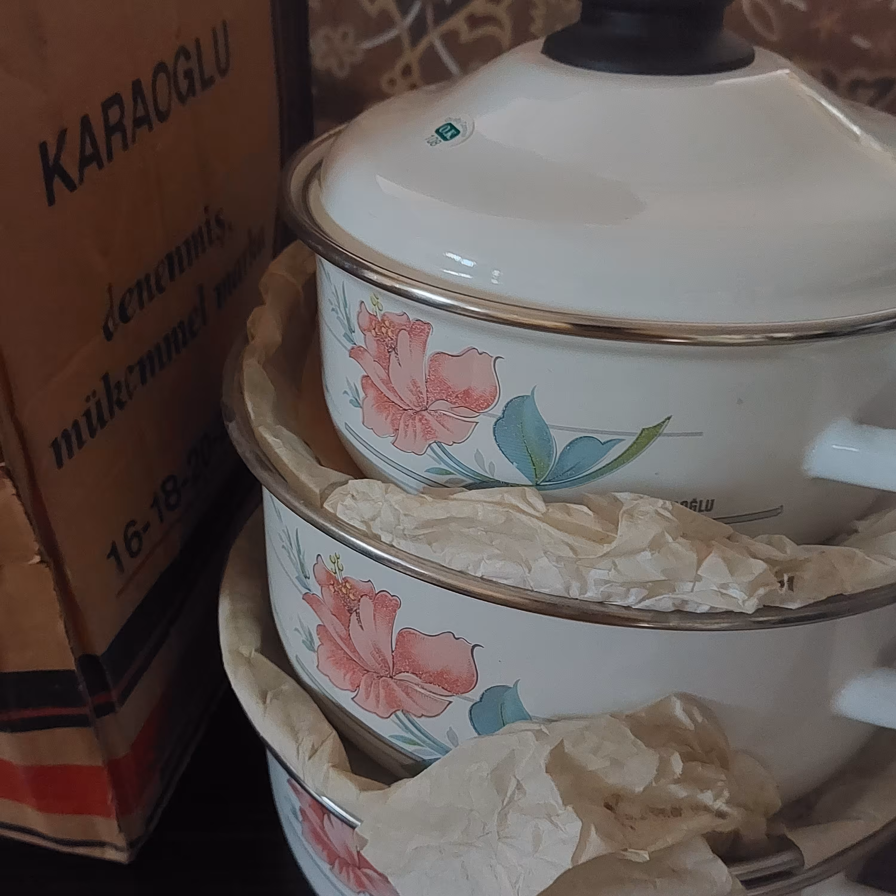 قابلمه لعابی 6پارچه ضخیم  ترک