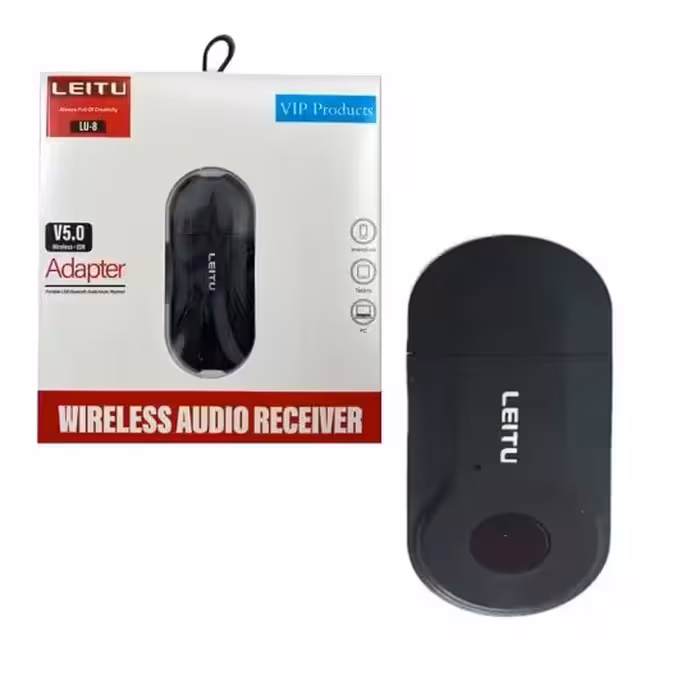 گیرنده و فرستنده بلوتوث صدا لیتو (LEITU) مدل LU-8

