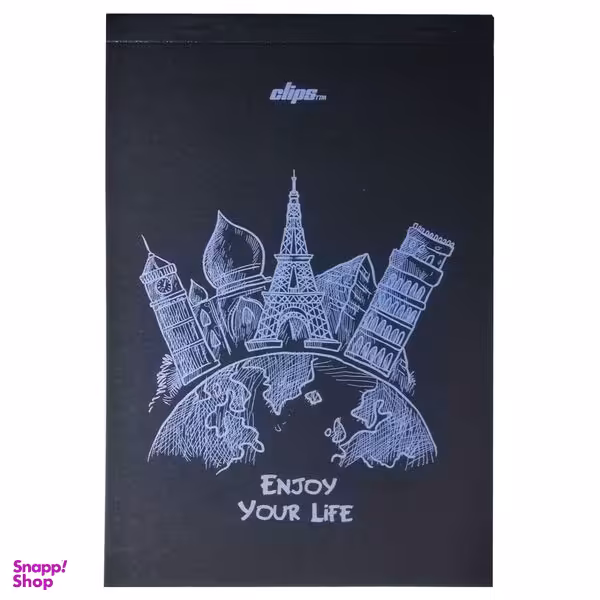 دفتر طراحی 32 برگ کلیپس مدل enjoy