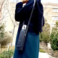 فلاسک  1200 میل با کاور چرمی 